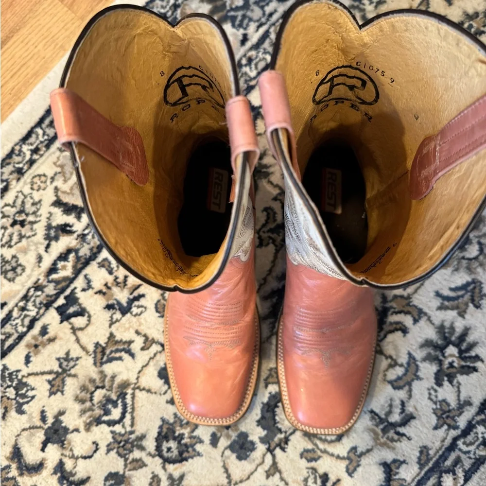 Pink Stetson Boots - Picture 2 of 6
